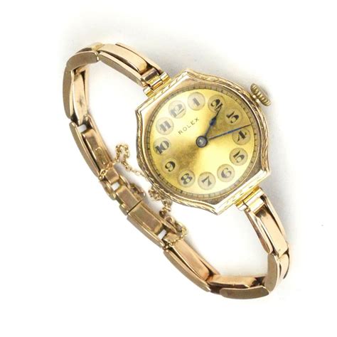 lady's vintage 9ct rolex watches|vintage lady's wrist watch value.